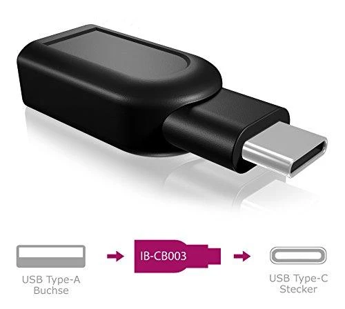 Raidsonic | ICY BOX | Adapteriai, skirti USB 3.0 Type-C kištukui prie USB 3.0 Type-A sąsajos | USB 3.0 C | USB 3.0 A