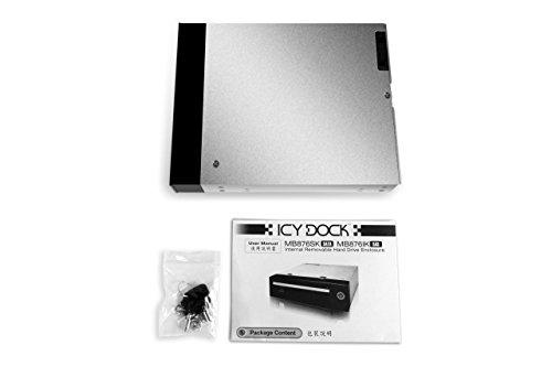 Nezatříděno Icy Dock MB876SK-B 3,5" RAKTAS / Aušintuvas / ALU kišenė