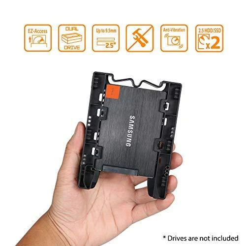 Icy Dock Laikiklis 2 x 2.5” SSD/HDD EZ-Fit Lite (MB290SP-B)