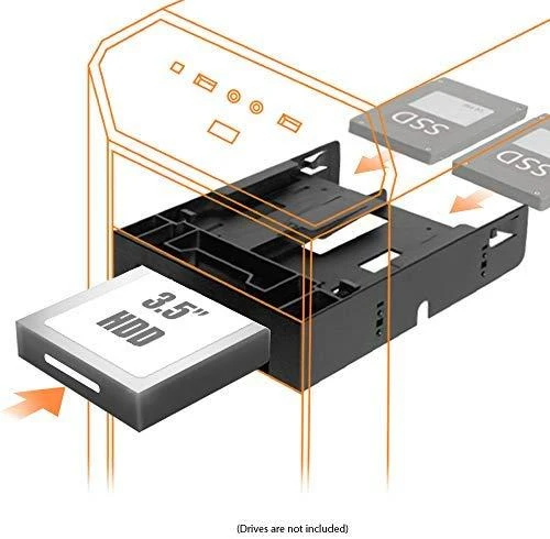 Icy Box Icy Dock Adapteris IcyDock 3,5" -> 5,25" + 2x6,3cm HDD / SSD 7-9,5 mm