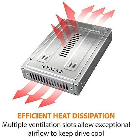 Icy Dock 3,5 colio SATA/SAS EZConvert Pro diskų korpusas (MB982IP-1S-1)