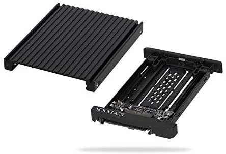 Carruzzo Icy Dock MB705M2P-B saugojimo diskų korpusas SSD korpusas Juoda M.2