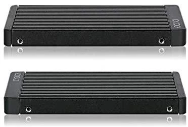 Carruzzo Icy Dock MB705M2P-B saugojimo diskų korpusas SSD korpusas Juoda M.2
