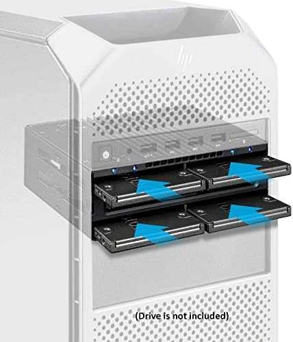 Carruzzo Icy Dock MB024SP-B saugojimo diskų korpusas HDD / SSD aptvaras Juoda 2.5″