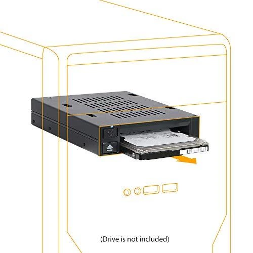 Nezatříděno „Icy Dock“ 2,5 colio SATA / SAS „hotswap flexiDOCK“ lizdas (MB521SP-B)