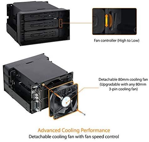 Nezatříděno „Icy Dock“ SATA III / SAS – SATA III „flexiDOCK“ (MB830SP-B)