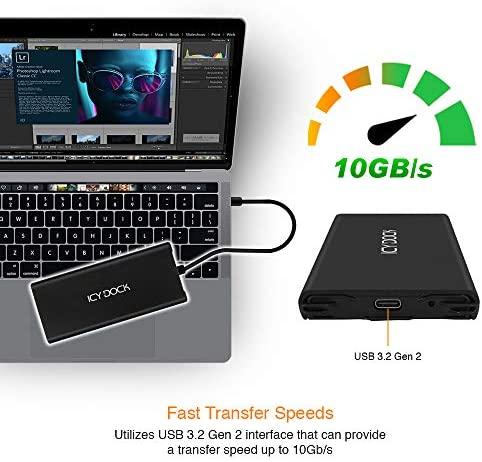 Nezatříděno „Pocket Icy Dock M.2 PCIE NVME“ – USB-C 3.2 Gen 2 Nano (MB861U31M2B)