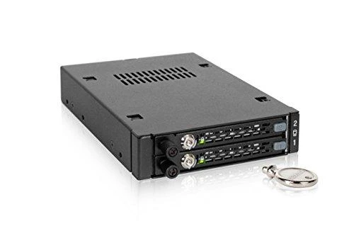 IcyDock Carruzzo Icy Dock MB492SKL-B diskų įrenginio skyriaus dangtelis Juoda