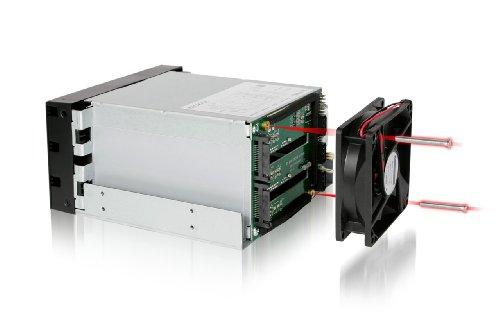 Nezatříděno „Icy Dock“ vidinis korpusas, skirtas 3 x 3,5 colių SATA, „Raid Backplane“ (MB153SP-B)