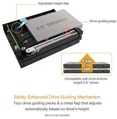Serveris Icy Dock 2x 2,5 colio SATA / SAS Hotswap flexiDOCK (MB522SP-B)