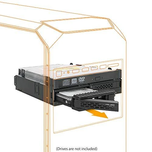 Nezatříděno Icy Dock 2x 2,5" SAS / SATA + Slim ODD 5,25" ExpressCage (MB732SPO-B)