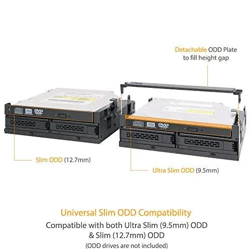 Nezatříděno Icy Dock 2x 2,5" SAS / SATA + Slim ODD 5,25" ExpressCage (MB732SPO-B)