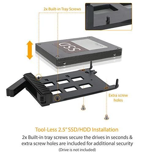 Nezatříděno Icy Dock 2x 2,5" SAS / SATA + Slim ODD 5,25" ExpressCage (MB732SPO-B)