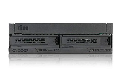 Nezatříděno Icy Dock 2x 2,5" SAS / SATA + Slim ODD 5,25" ExpressCage (MB732SPO-B)