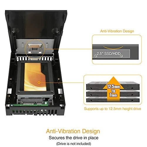 Nezatříděno Kištukinis Icy Dock 3.5 "2,5" SATA HDD & SSD EZKonvertuoti disko (MB882SP- 1S- 1B)