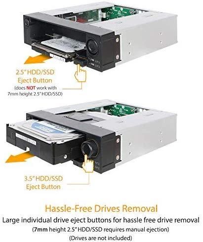 IcyDock Cremax ICY DOCK MB971SP-B DuoSwap nuimamas rėmas