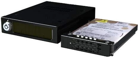 Nezatříděno Carruzzo Icy Dock MB991IK-B diskų įrenginio skyriaus dangtelis 2.5″ Atminties disko dėklas Juoda