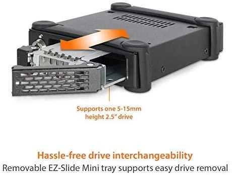 IcyDock Carruzzo Icy Dock ToughArmor MB991U3-1SB HDD / SSD aptvaras Juoda 2.5″