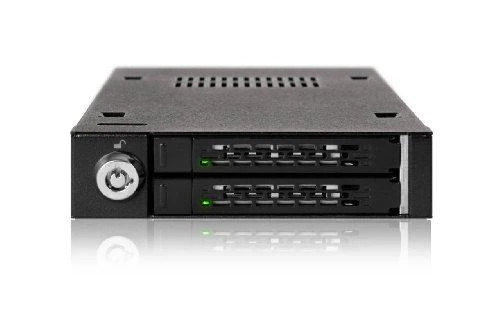 IcyDock „Icy Dock MB992SK-B“, 2 x 2,5 colio, SAS ir SATA