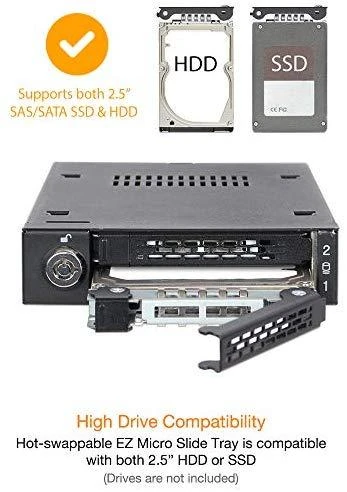 IcyDock „Icy Dock MB992SK-B“, 2 x 2,5 colio, SAS ir SATA