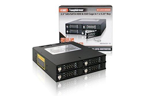 „ToughArmor Icy Dock“ 4x 2,5 colio SATA HDD/SSD korpusas (MB994SK-1B)