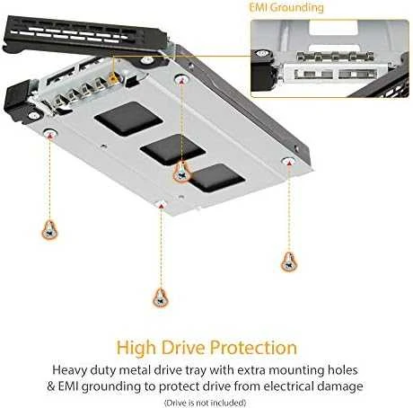 „Icy Box ToughArmor“ 2,5 colio SATA disko lizdas (MB411SPO-B)