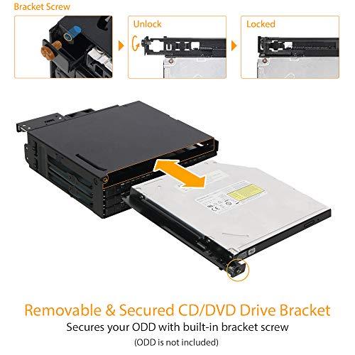 Kieszeń Icy Dock 6x 2.5'' SAS/SATA + itin plonas optinis diskas „ToughArmor“ (MB606SPO-B)