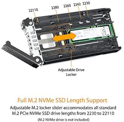 „Pocket Icy Dock“ 4x M.2 NVME SMD – „MiniSAS ToughArmor“ (MB720M2K-B)