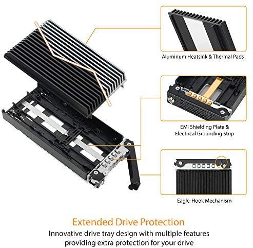 „Pocket Icy Dock“ 4x M.2 NVME SMD – „MiniSAS ToughArmor“ (MB720M2K-B)