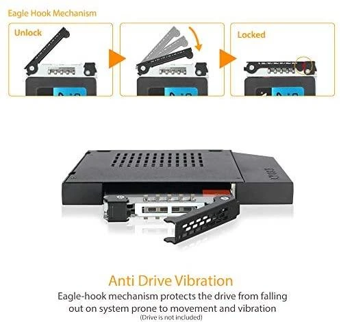 IcyDock Carruzzo Icy Dock ToughArmor MB834M2K-B SSD korpusas Juoda M.2