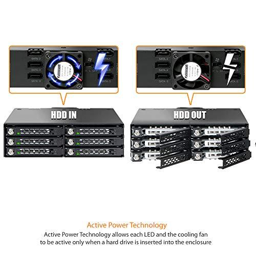 Nezatříděno Icy Dock Kišeninis ledinis dokas 6x 2,5 colio SATA ToughArmor (MB996SK-6SB)
