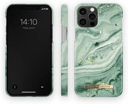IDEALUS ŠVEDIJOS IDFCSS21-I2061-258 IPHONE 12/12PRO DĖKLAS MINT SWIRL MARMRU