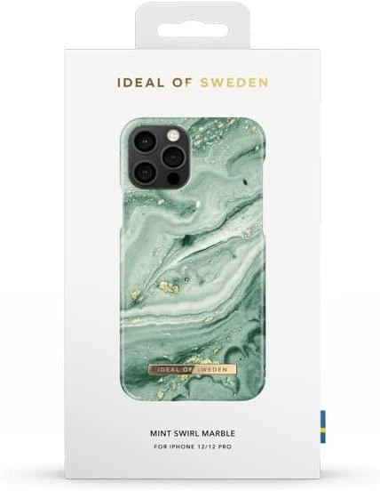 IDEALUS ŠVEDIJOS IDFCSS21-I2061-258 IPHONE 12/12PRO DĖKLAS MINT SWIRL MARMRU
