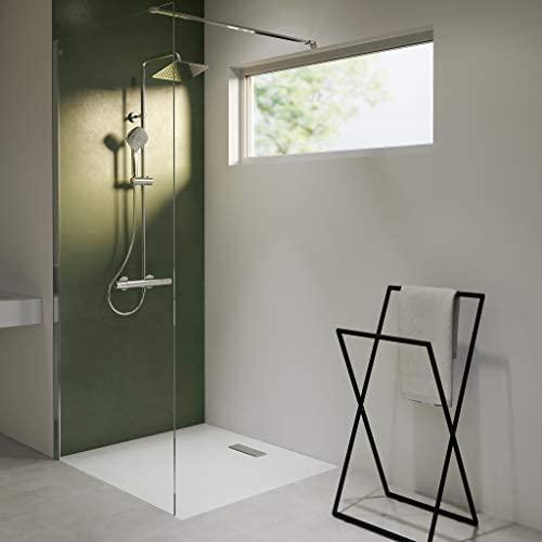 Stacionari dušo sistema Ideal Standard Ceratherm T100, Evo Diamond 200x200 mm galva ir rankiniu dušu, chrom