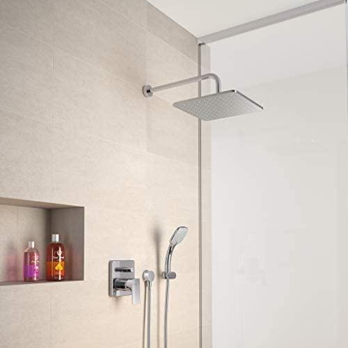 Stacionarios dušo galvos laikiklis Ideal Standard IdealRain, iš sienos 400 mm, chromuota