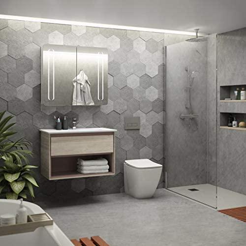 Stacionarios dušo galvos laikiklis Ideal Standard IdealRain, iš lubų 150 mm, chromuota