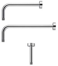 Stacionarios dušo galvos laikiklis Ideal Standard IdealRain, iš lubų 150 mm, chromuota