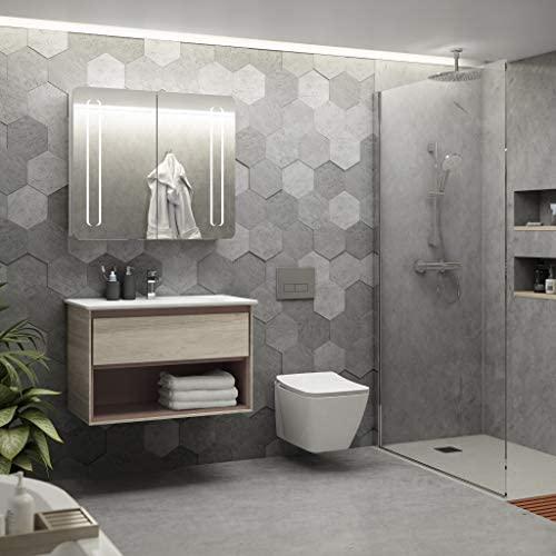Stacionarios dušo galvos laikiklis Ideal Standard IdealRain, iš lubų 150 mm, chromuota