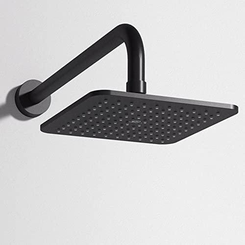 Stacionarios dušo galvos laikiklis Ideal Standard IdealRain, iš sienos 400 mm, Silk Juodas matinė juoda