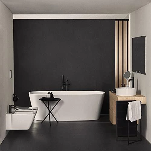 Praustuvo maišytuvas Ideal Standard Ceraline, aukštas, be dugno vožtuvo, Silk Juodas matinė juoda