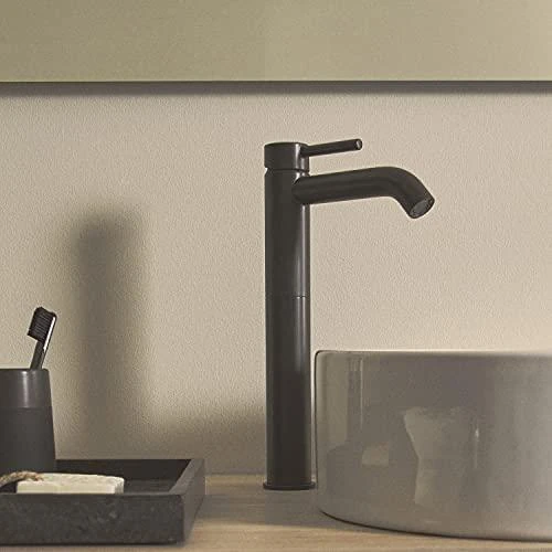 Praustuvo maišytuvas Ideal Standard Ceraline, aukštas, be dugno vožtuvo, Silk Juodas matinė juoda