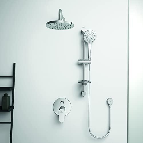 Dušo stovas Ideal Standard IdealRain, Evo Round, 600 mm, galvutė 110 mm, su lentynėle