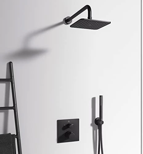 Rankinė dušo galva Ideal Standard, IdealRain Stick metalinė, Silk Juodas matinė juoda