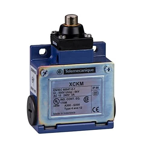 Telemecanique Sensors „Schneider Electric“ ribinis jungiklis 1R 1Z, metalinis kaištis (XCKM110)