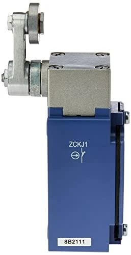 Telemecanique Sensors „Schneider Electric“ ribinis jungiklis 2P NC+NO spyruoklinio veikimo sukamoji svirtis, metalinė XCKJ10513