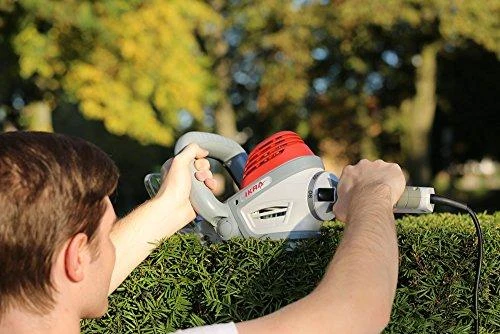 Ikra elektrinės gyvatvorių žirklės 650 W, 55 cm pjovimo ilgis, IHS 650