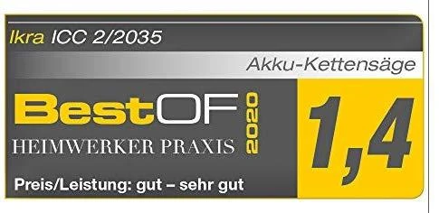 Akumuliatorinis grandininis pjūklas 40V 2x 2.0 Ah Ikra Mogatec ICC 2/2035