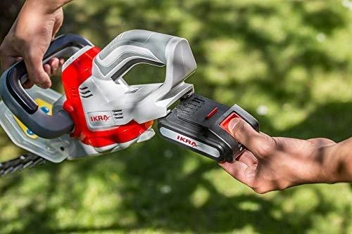 Akumuliatorinės gyvatvorių žirklės Ikra Mogatec IAHS 20-1, 20V, 1x2.0Ah, 54cm