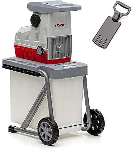 Ikra elektrinis šakų smulkintuvas 3 kW, iki 44 mm šakoms, 60 l krepšys, ILH 3000 A