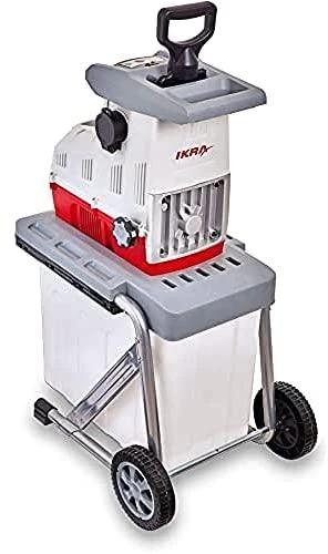 Ikra elektrinis šakų smulkintuvas 3 kW, iki 44 mm šakoms, 60 l krepšys, ILH 3000 A